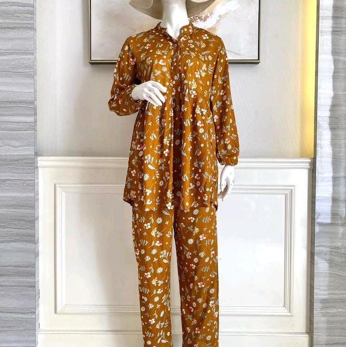 NAFRA BY QONITA BATIK - ONE SET MARSYA VR
