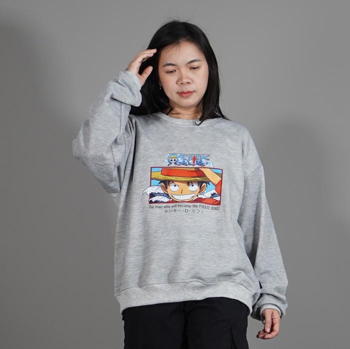Okechuku PIECE 2 Crewneck One Piece Crewneck Anime Sweater Anime