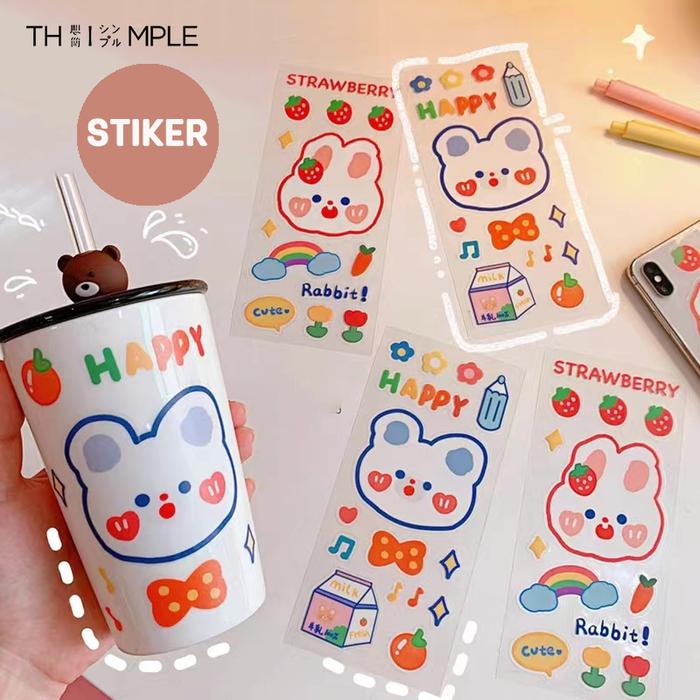 Sticker Lucu/ Sticker Momo Aesthetic Stiker Buku Diary-THIMPLE