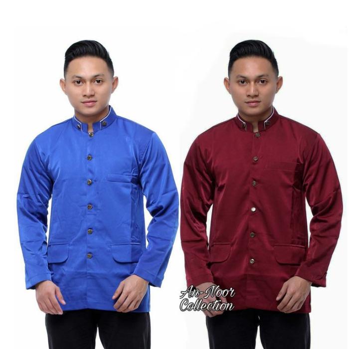 Pakaian Pria Kaos Lengan Pendek Bahan Twill Premium Jasko Ukuran M hingga XXL