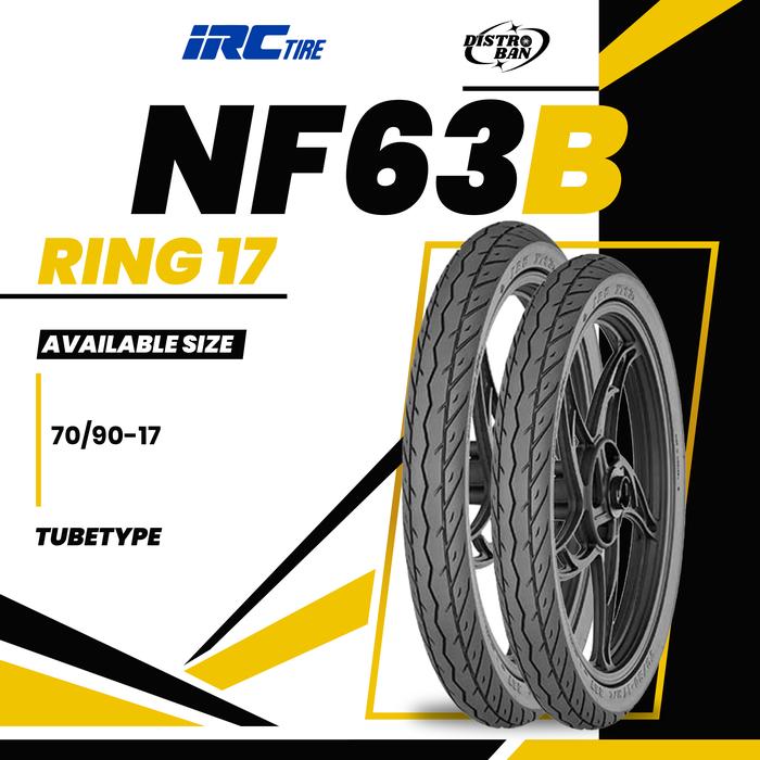 Ban IRC NF63B 70/90-17 Ring 17 Tubetype Jupiter Vega Supra Satria FU Smash