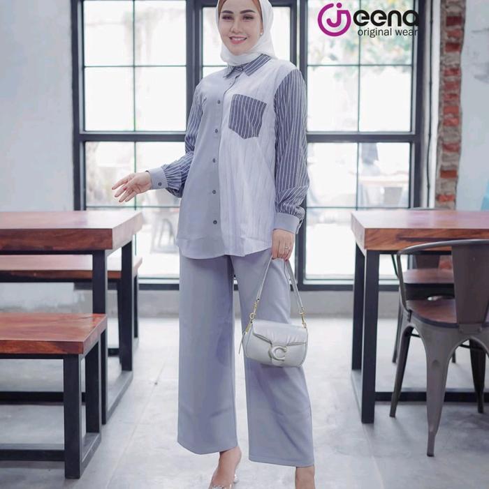 Julia one set bahan katun japan premium original by Jeena