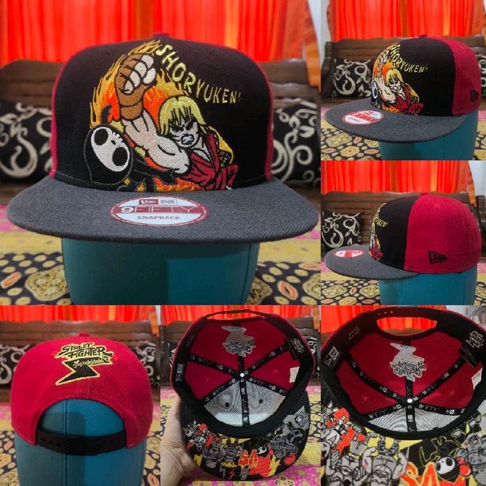 TOPI 9FIFTY NEW ERA X TOKIDOKI X STREET FIGHTER RYU SIZE: OSFM ORIGINAL AUTHENTIC NEW ERA