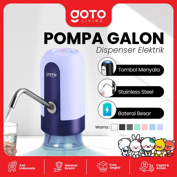 Goto Hydro Pompa Galon Elektrik Dispenser Air Minum Gallon