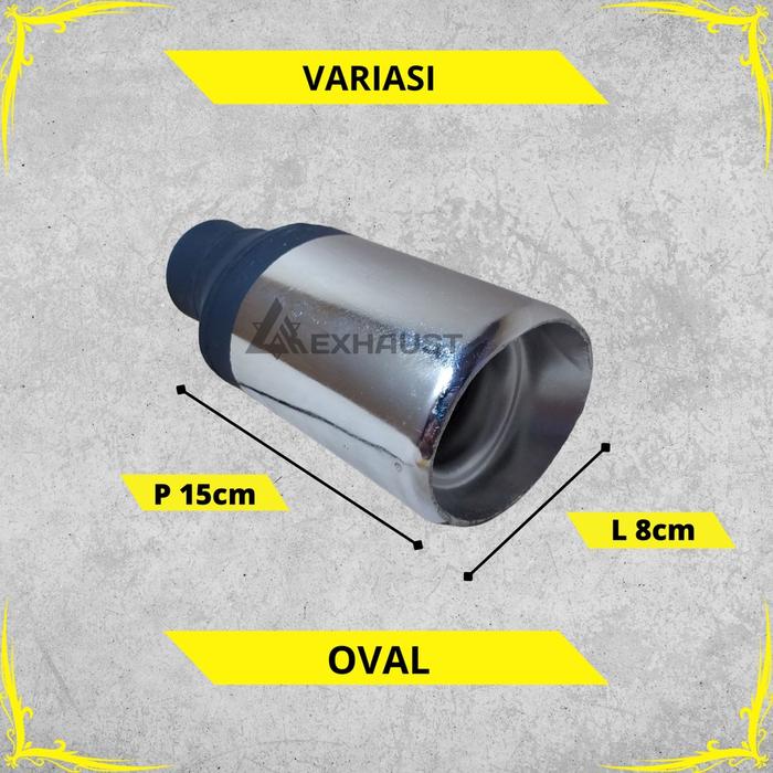 Muffler Variasi Ujung Knalpot Mobil Suara Halus Universal Avanza Xenia Sigra Calya Brio Jazz Sedan T