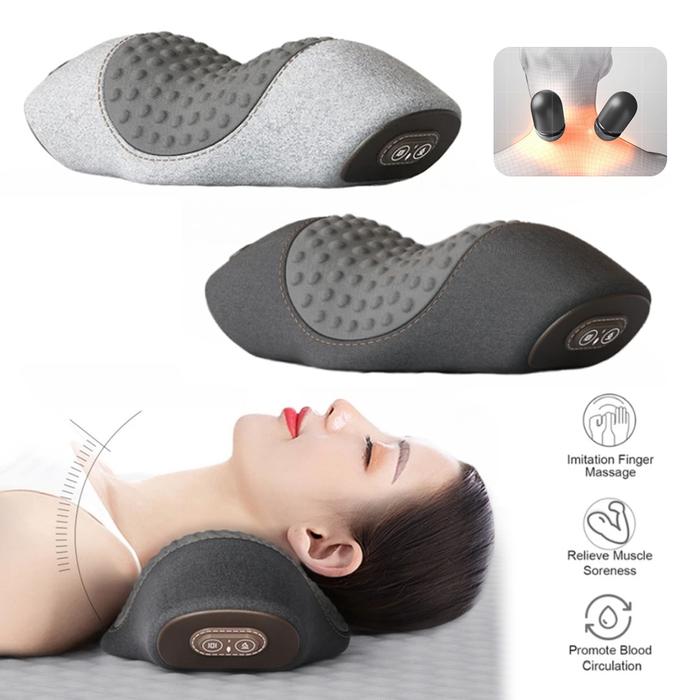 Neck Massage Pillow Memory Foam Neck Guard Pillow Ergonomics Massage