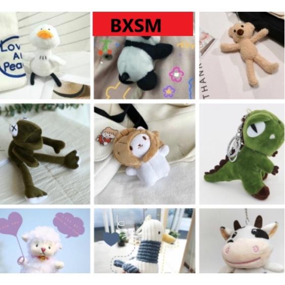 Ready Stock Aneka gantungan kunci /peniti tas wanita boneka hewan lucu Hiasan Tas Kodok   Monyet   k
