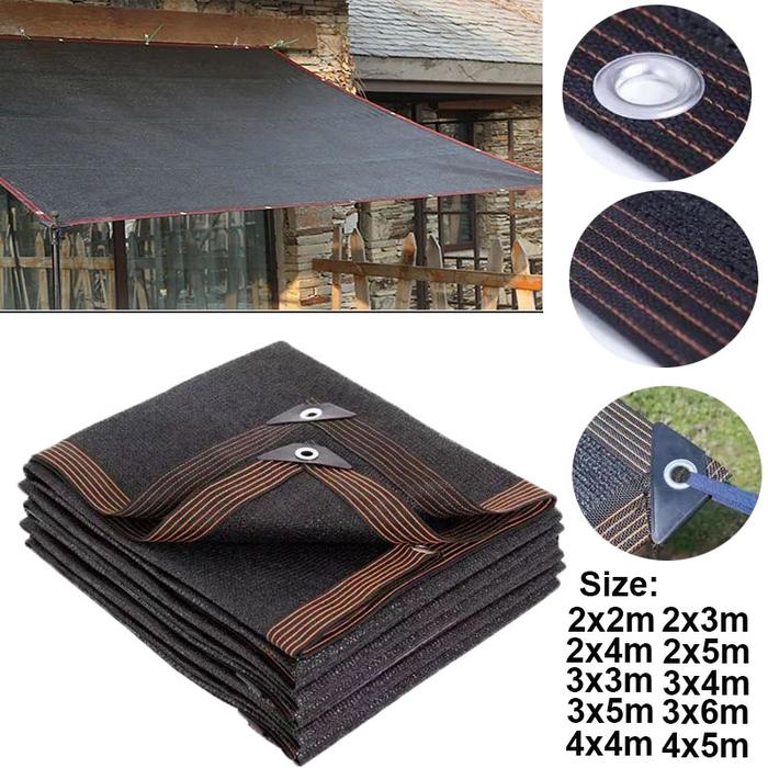 Black shading net, garden plant shading shed, greenhouse cover, pool