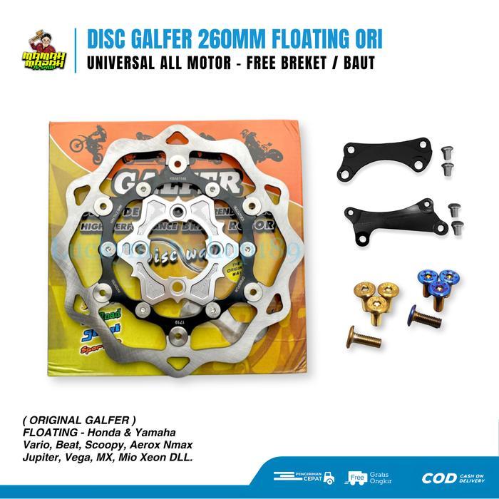 CAKRAM GALFER 260MM VIETNAM PIRINGAN DISC VARIO DISC CAKRAM SCOOPY PIRINGAN CAKRAM GENIO PIRINGAN CA