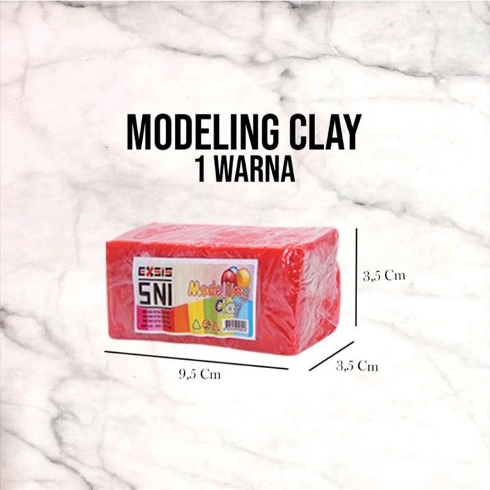 Lilin Mainan Malam / Plastisin / Playdough Besar 1 Warna