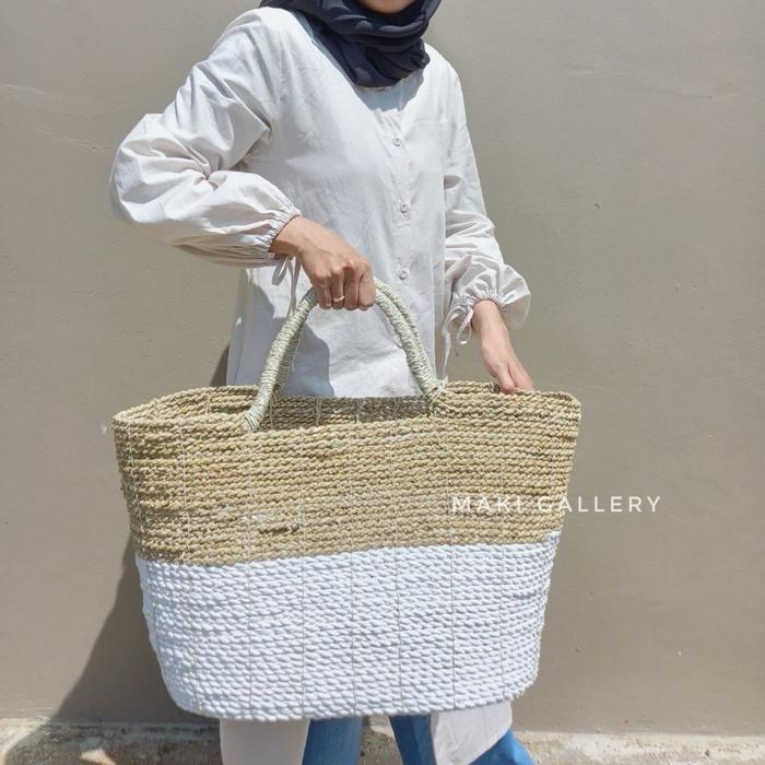 Keranjang Laundry Rotan Anyaman Pandan Mendong By Maki Gallery