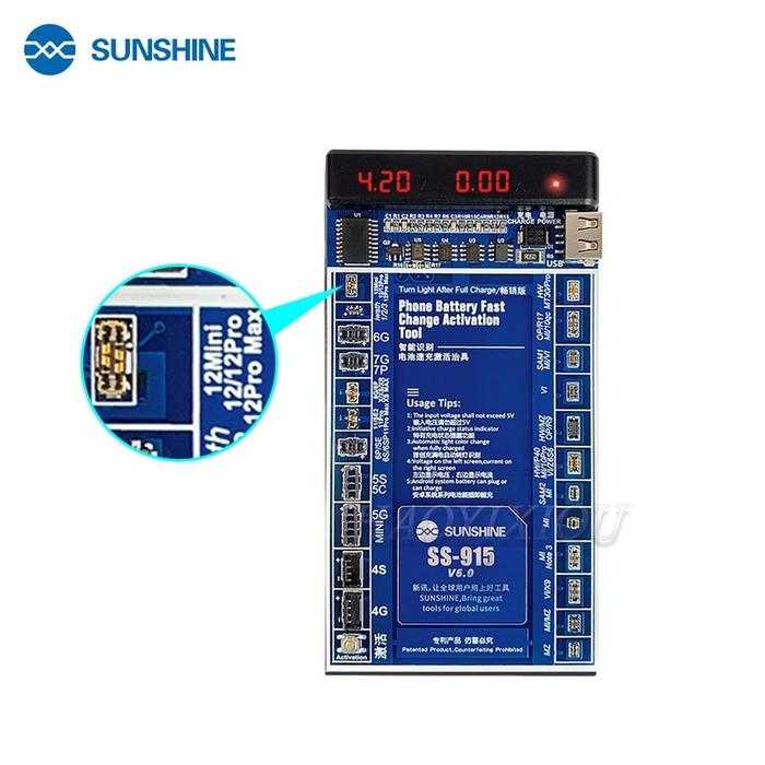 SUNSHINE SS-915 Universal Battery Quick Charging ation Board