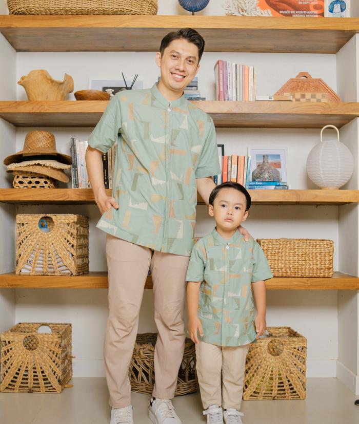 Althaff Baju MUslim Cople Koko Bordir Kaffah Series Lebaran