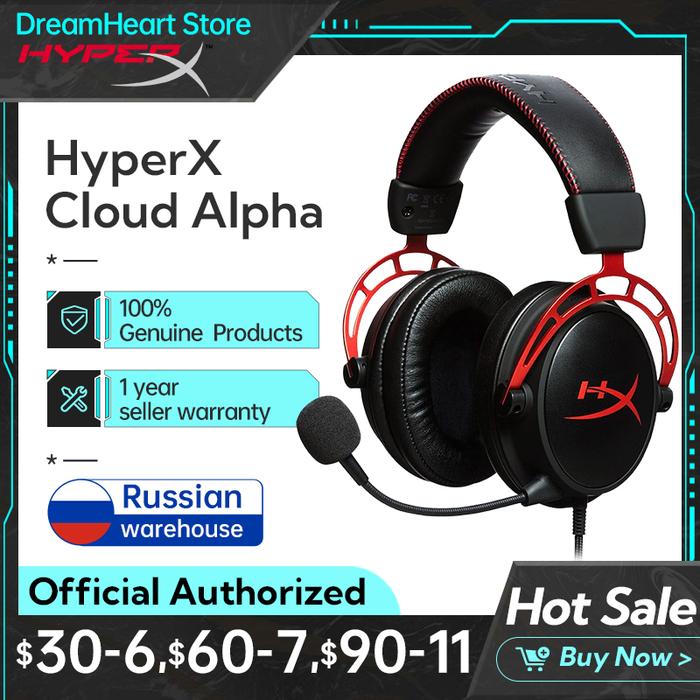 Original HyperX Cloud Alpha/Alpha S Gaming Headset E-sports headset