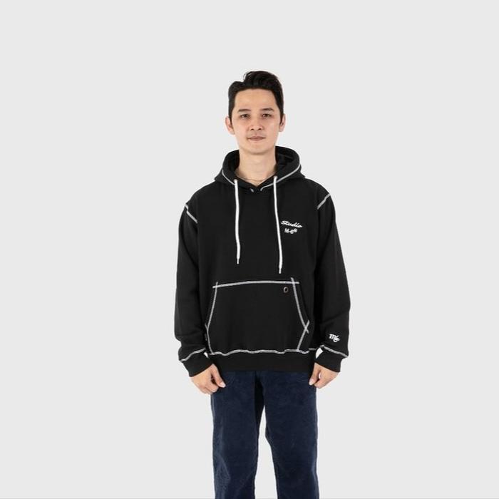 MAGMA HOODIE SWT HDML NERV.01 HITAM Celana Pria Stretch Muda Bahan Katun Nyaman Desain Unik Original