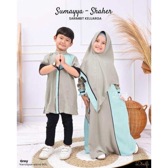 [Puby] SUMAYYA DRESS KIDS BY MOUZA DINIFI SARIMBIT MOUZA DRESS ANAK PEREMPUAN DRESS COUPLE