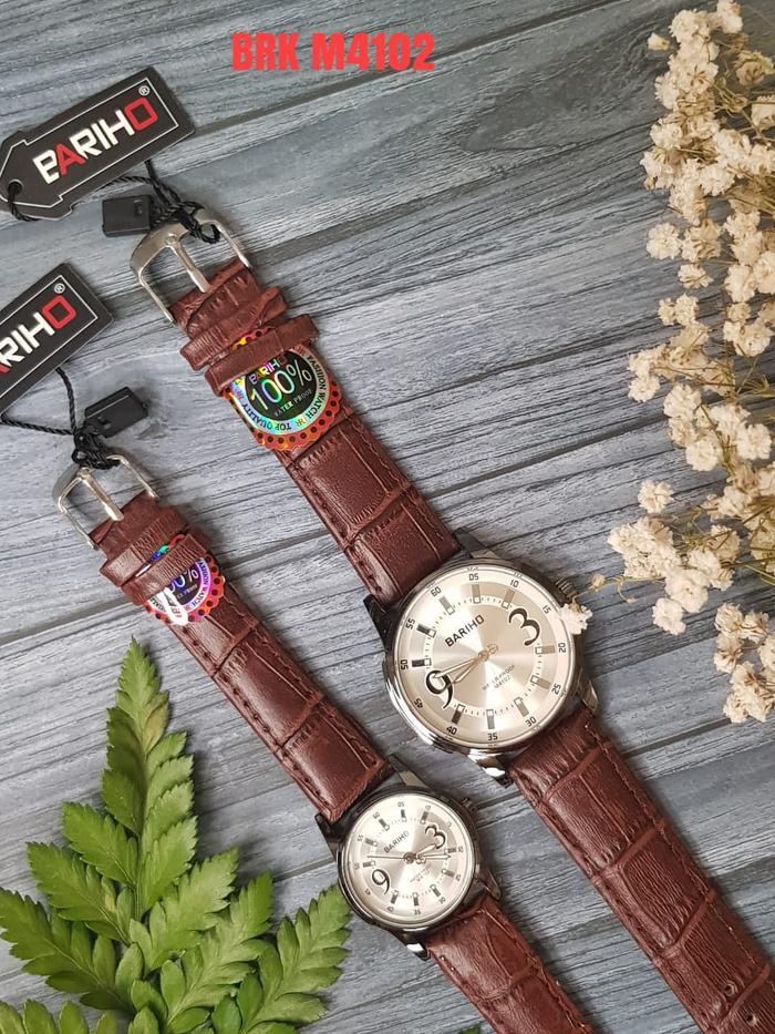 F86 JAM TANGAN COUPLE BARIHO BRK M4102 WATERPROOF