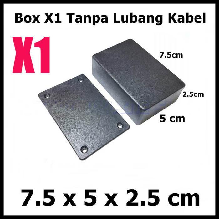 BOX UNIVERSAL BOX PLASTIK MULTI X1 X2 X3 X4 X5 X6 kotak tebal pvc hitam baut skrup casing komponen d