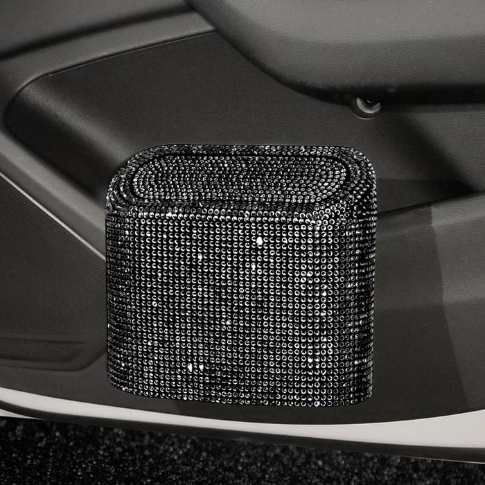 Glitter Trash Can Auto Supplies Storage Box Garbage Grabber Bling