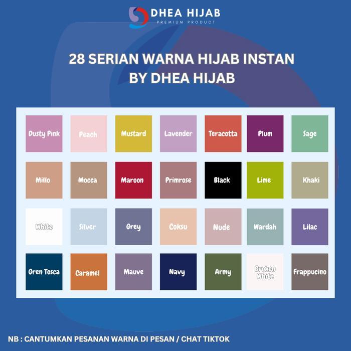 Bergo Sesa Non Pad Bahan Jersy Premium By Dhea Hijab