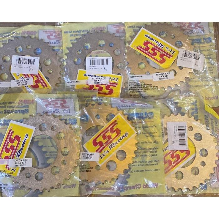 GIR BELAKANG SSS 415 & 428 - 32 33 34 35 36 37 38 39 40 41 42 44 KARISMA, SUPRA X125, FIT NEW, KIRAN