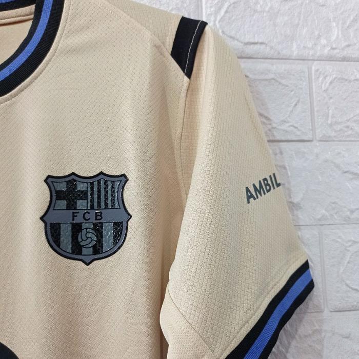 [ PREMIUM ] JERSEY BAJU BOLA BARCA AWAY FANTASY GO THAILAND 2025/26 FULL PATCH