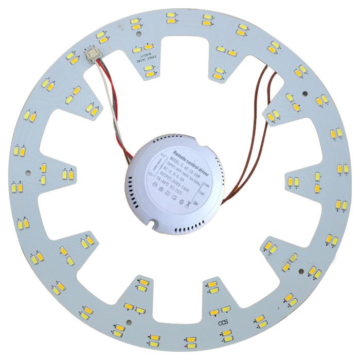 Led Ceiling Light 24W 96 LEDs 5730 SMD 3 Color Light Source PCB Board
