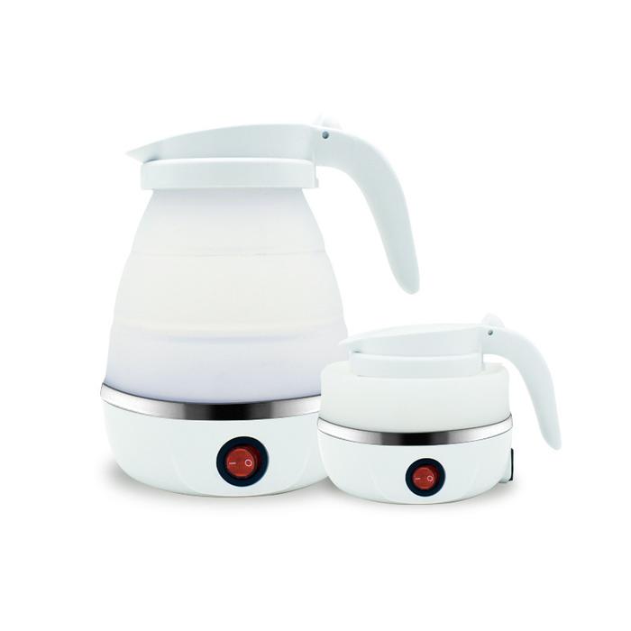 Portable Electric Kettle Foldable Silicone Water Kettle Compression