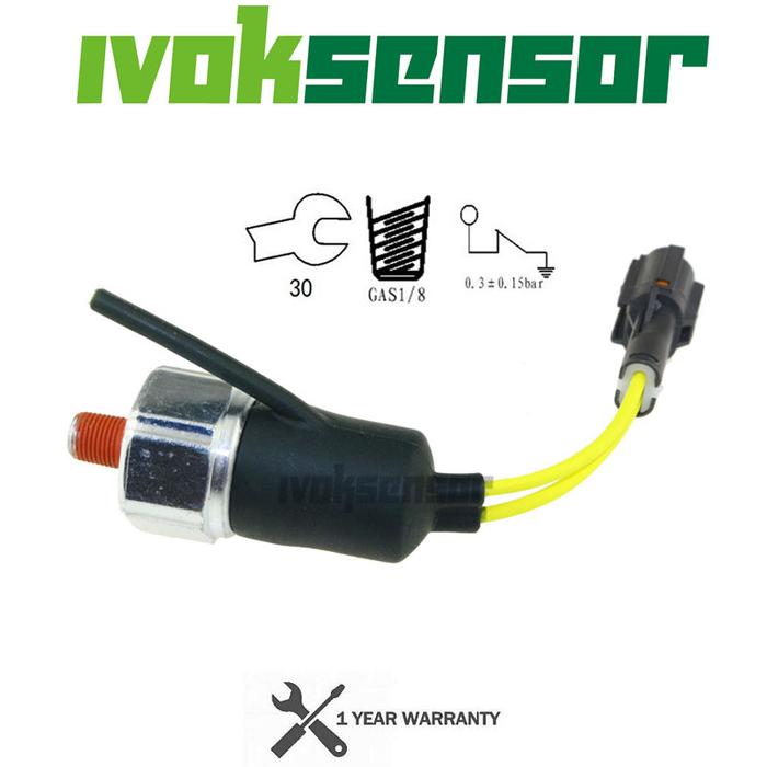 Excavator Engine Oil Warning Pressure Switch Sensor For Hitachi