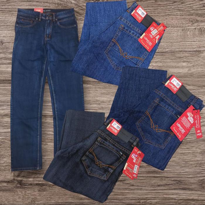 CELANA JEANS LEWAST PRIA MODEL STANDAR ORIGINAL