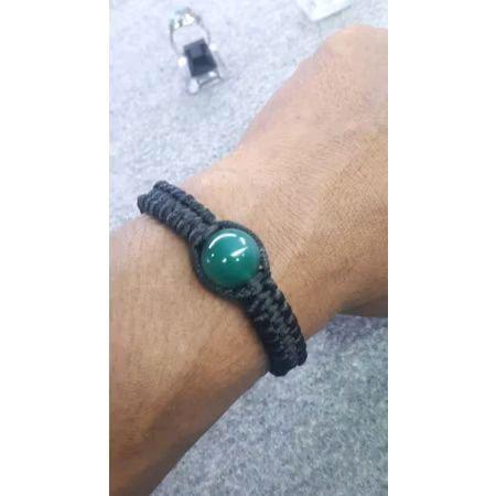 gelang survival batu akik asli sulaiman hijau bukan bacan warna mirip bacan batu natural chalsedoniy