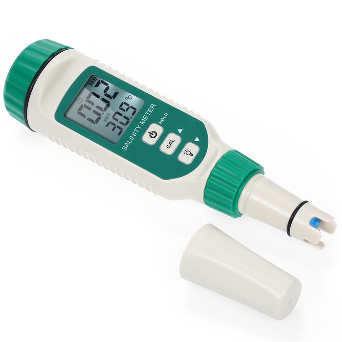 Salinity Meter Handheld ATC Salinometer Halometer Gauge Salty Brine
