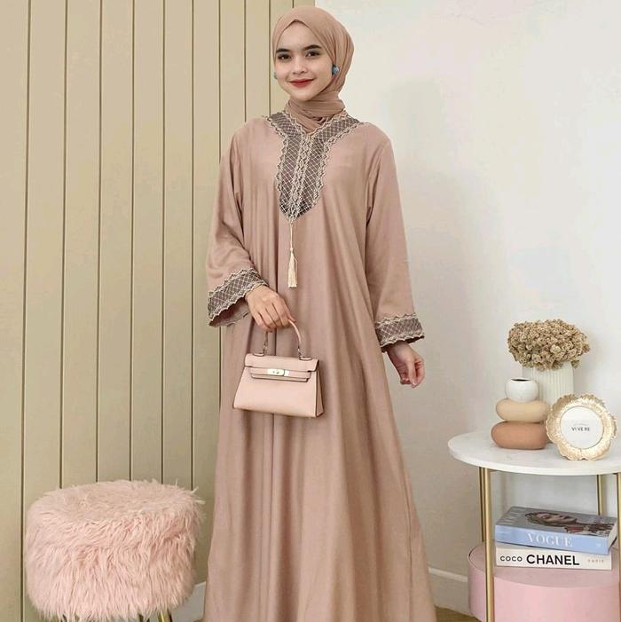 Kaftan Arabian by HD.id Dailywear Busui Friendly Baju Lebaran 2025