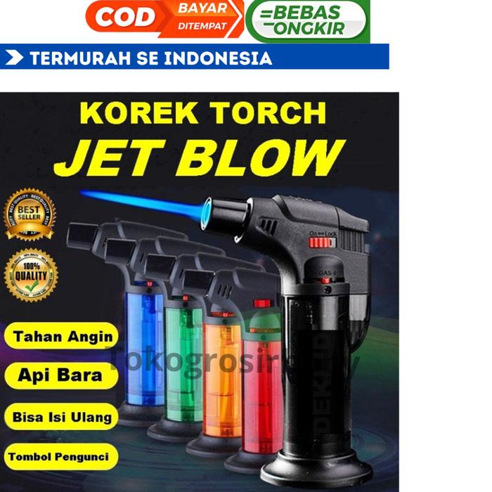 Firetric Korek Api Gas Butane Torch Jet Windproof