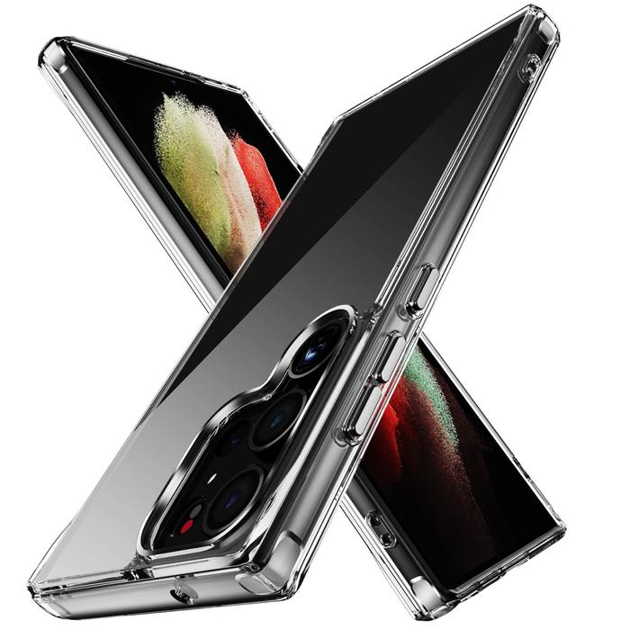 Casing kristal bening untuk Samsung Galaxy S23 S22 Ultra Plus casing