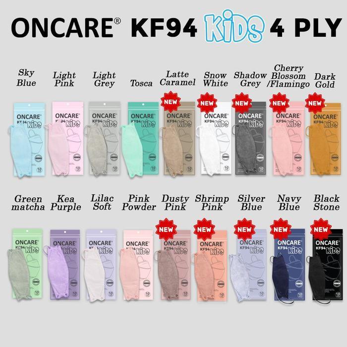 Masker Anak Oncare Kf94 4Ply - Premium Tebal Masker Anak