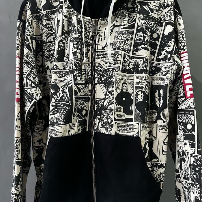 hoodie zipper marvel comics
