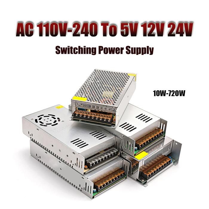 220V To 5V 12V 24V Power Supply 1A 2A 3A 10A 20A 30A 40A 50A 60A