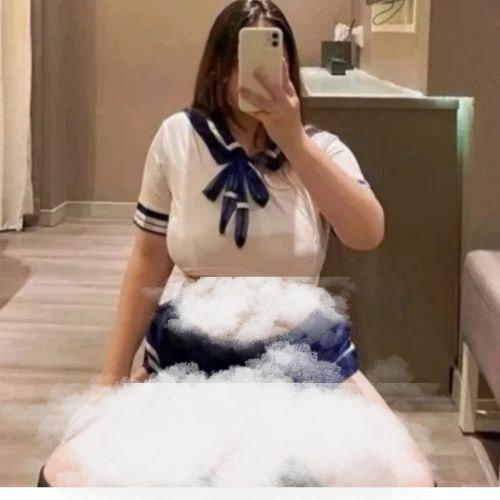 Lingerie SEXY Cosplay Student Murid Jepang Size BESAR JUMBO BB 60-100 Wanita Tidur