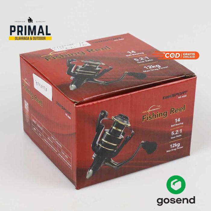 reel pancing Primal TaffSPORT Gold Sharking Metal Reel Pancing Spinning 5.2:1 - NX4000 reel pancing