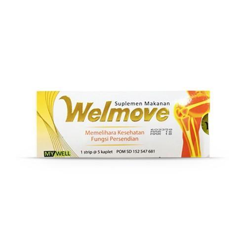 Welmove Strip Isi 5 Kaplet - Suplemen untuk Atasi Nyeri Sendi