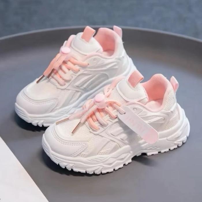 Sepatu Sneakers Anak Perempuan/Trainer Model Jintu Kids Shoes LV0530 Fashion Korean Style Terbaru