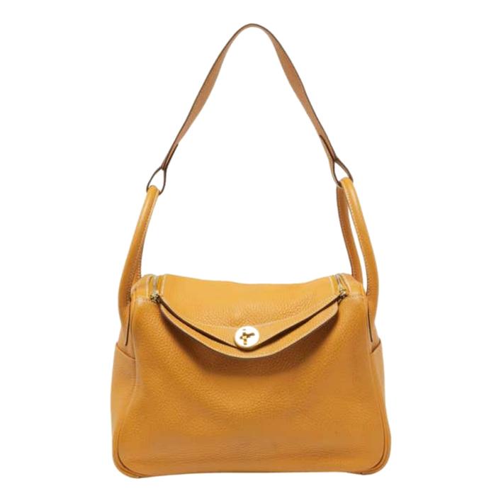 Tas 26Hermes Lindy26 Warna Kuning Premium Selempang Wanita
