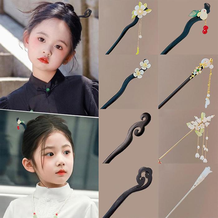 Aksesori Sanggul Belakang Tusuk Konde Modern China Elegan Hanfu