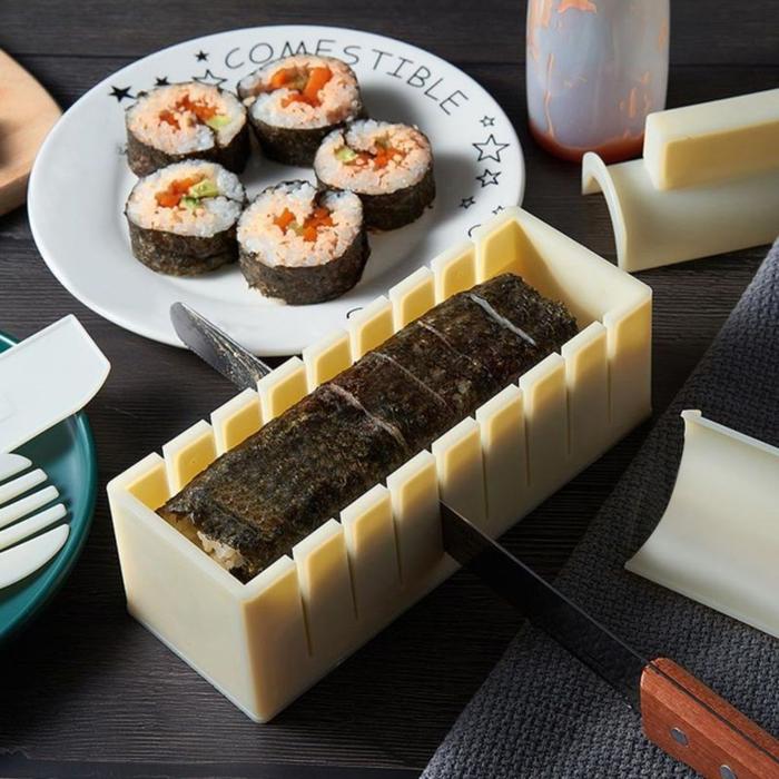WM Cetakan Sushi Roll Gulungan Sushi Maker Otomatis Praktis Motif Bulat / Cetakan Sushi Termurah