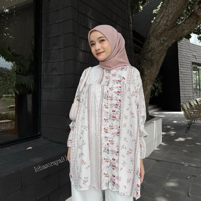 AMEENA TUNIK REMPEL BAHAN RAYON PREMIUM