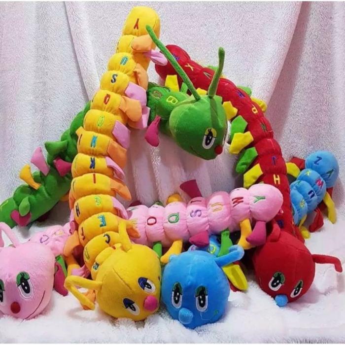 Boneka Ulat Ulil Jumbo 85 cm COCOK UNTUK DASBORD MOBIL