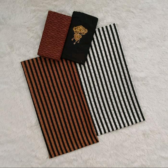 Kain lurik Kemeja Batik Pria Lengan Panjang Motif Floiy Terbaru - kain Batik Pria Keran Modern Panja
