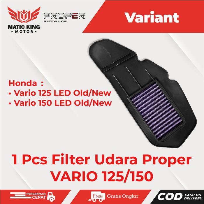 PROPER RACING LINE FILTER SARINGAN UDARA HAWA VARIO 125 150 FI ESP TECHNO HELM IN OLD NEW KZR KWN K3