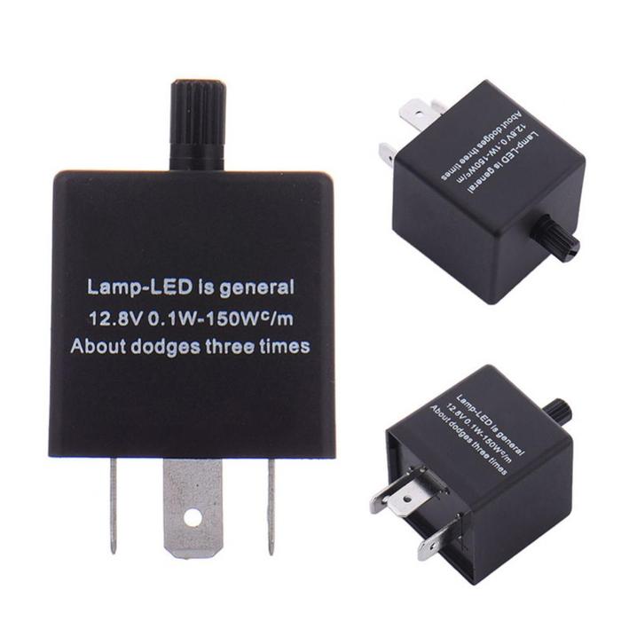 Universal Automotive Accessories 12V 3-PIN Adjustable LED Flasher